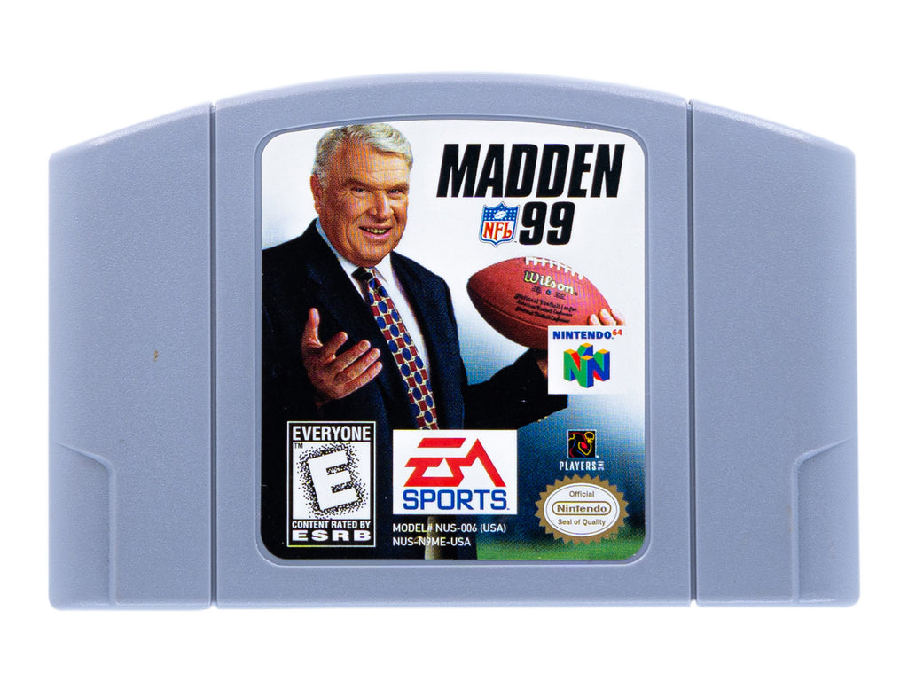 N64 - Madden NFL 99 Nintendo 64 Complete w/ Box Manual #613